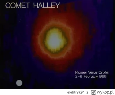 elektryk91 - Oto zdjęcie komety Halleya, wykonane w ultrafiolecie przez Pioneer Venus...