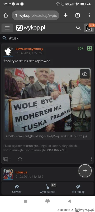 Stalionnn - @Logan00: a tak wygląda szpagat wykopków xd