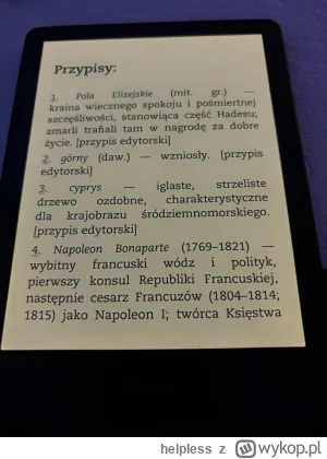 helpless - Hej Mirki, mam pytanie. 
Macie książkę, zwykłą beletrystykę z dużą liczbą ...