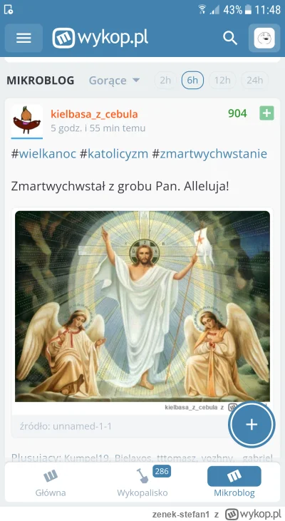 zenek-stefan1 - Wchodzisz w gorące, a tu taki wpis. I aż się człowiekowi przyjemniej ...