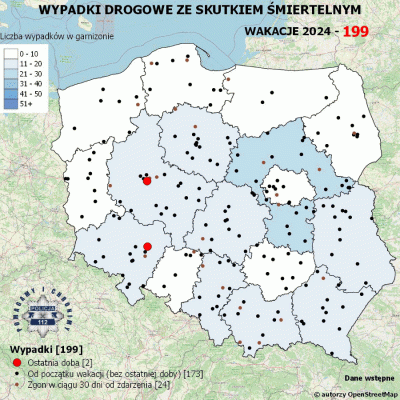 Salido - Minął 34. (z 73) dzień wakacji. 

W ciągu ostatniej doby miały miejsce 2 wyp...