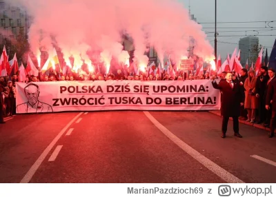 MarianPazdzioch69 - Szanuje za taki baner jechać z Tuskiem do spodu ( ͡º ͜ʖ͡º)
#polit...