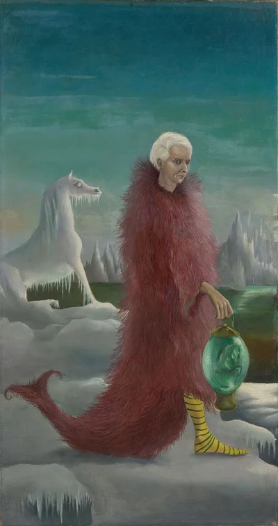 GARN - #sztuka #art #malarstwo #obrazy ‘Portrait of Max Ernst’ (1939) by Leonora Carr...