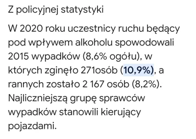 JareczekAuto - @HiLoHi  właściwie to dość rzadko alkohol jest przyczyną.

Jakkolwiek ...