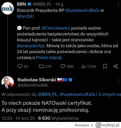 Kempes - #polityka #bekazpisu #bekazlewactwa #polska #heheszki 

( ͡°( ͡° ͜ʖ( ͡° ͜ʖ ͡...