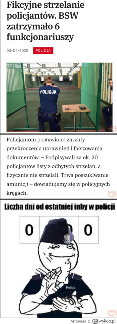 Afrobiker - #polska #policja