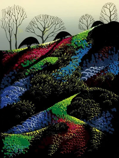 GARN - #sztuka #art autor: Eyvind Earle | Little Jewels | 1990