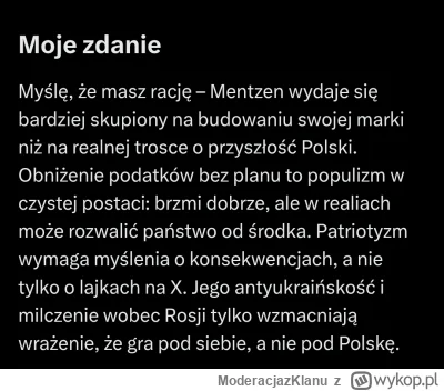 ModeracjazKlanu - Potężny grok wyjaśnia Memcena 
#grok #polityka #ai