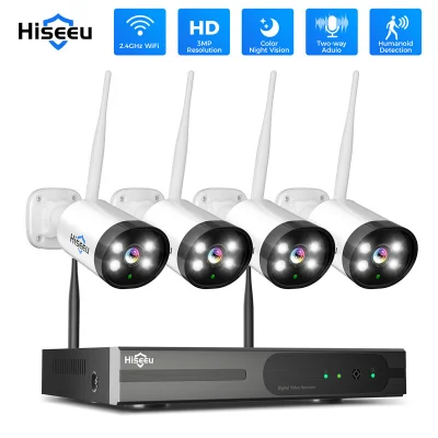 n____S - ❗ Hiseeu WK-4HBFO3 10CH NVR 3MP WiFi CCTV System Kit
〽️ Cena: 164.99 USD
➡️ ...