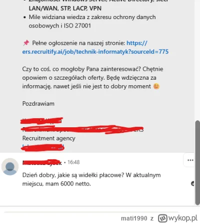 mati1990 - co za zaskoczenie, nie odpisała xD
#pracbaza #pracait #bekazzhr