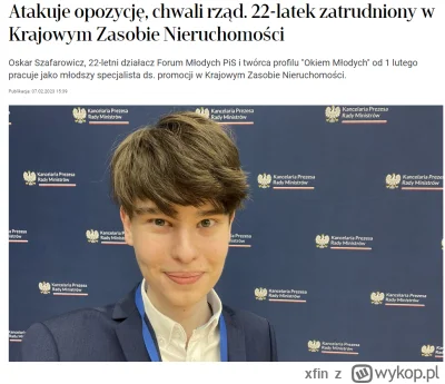 xfin - @Amatorro: Zadatki? xD On już ma raczej zaklepaną drabinkę awansową, od pierws...