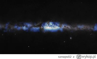 sznaps82 - Portret Drogi Mlecznej łączący światło widzialne i emisję neutrin (na nieb...