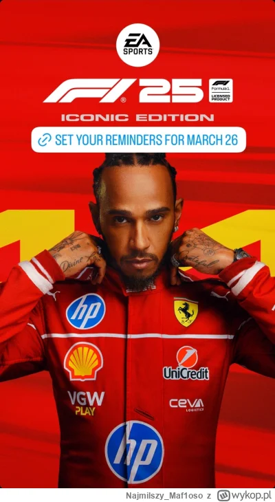 Najmilszy_Maf1oso - Lewis na Iconic Edition. 
W pełni zasłużone, aczkolwiek gdybym mi...