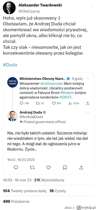 JAn2 - XD

#neuropa #4konserwy #duda #polityka