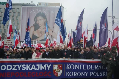 nonOfUsAreFree - Obok marszu była też grupka od brauna, która przyjechała specjalnie ...