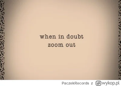 PaczekRecords - #kryptowaluty when in doubt zoom out, biczys!