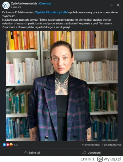 Erlein - Wybitna naukowczyni z UAM. #logikarozowychpaskow #bekazlewactwa #psychologia...
