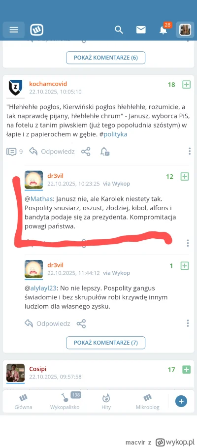 macvir - @dr3vil: ok, oszołomie życiowy