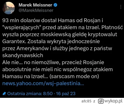 afc85 - @deziom: 

takie prikazy z kremla

dziwnym trafem "polska" prawica zawsze po ...