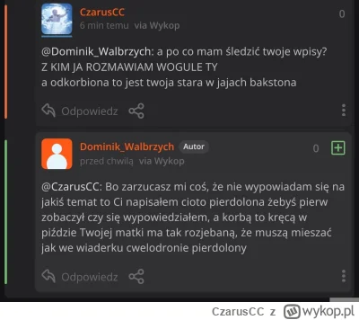 CzarusCC - #famemma dla V kolumny właśnie pękła żyłka xD