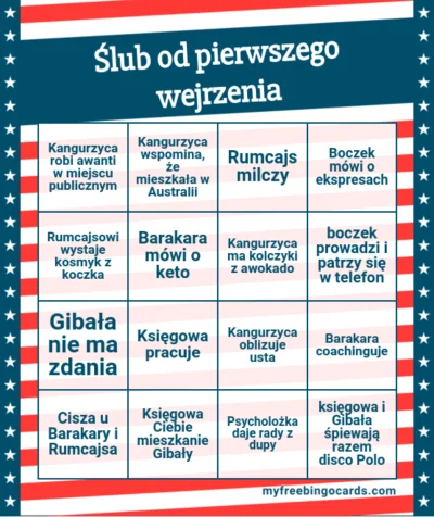 klaudia-p123 - #slubodpierwszegowejrzenia lecimy z bingo

*ksiegowa ciśnie mieszkanie...