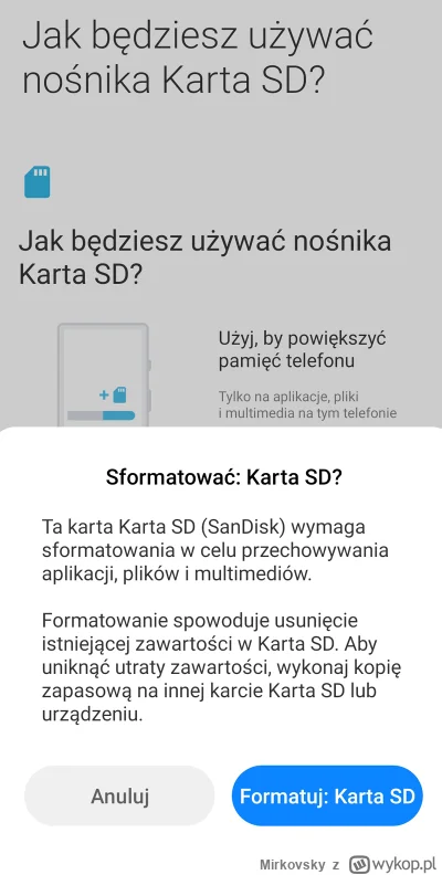 Mirkovsky - Mireczki, od niedawna Xiaomi nie wykrywa mi karty SD Sandisk, ofc kupię s...