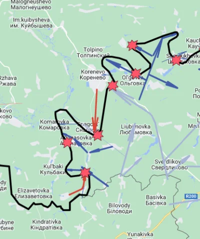 robertkk - To Koreniewo i Kulbaki to dawno powinny być zajęte przez ukr żeby właśnie ...