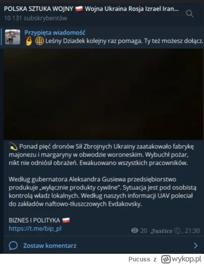 Pucuss - @Grooveer: Przecież jebli w fabryki rakiet majonezowych i margarynowych