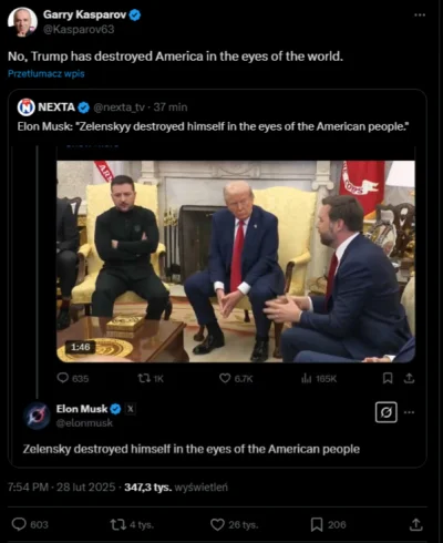 kkecaj - Nic bardziej prawdziwego już dziś nie zobaczycie

#polityka #usa #rosja #ukr...