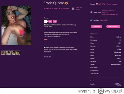 Krypi75 - Ktoś może ma ochotę wydać 2k?