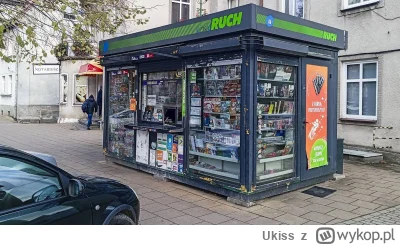 Ukiss - W grudniu 2024 roku w Polsce został zamknięty ostatni kiosk Ruchu.

Źródła:
S...