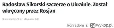 konradpra - W dalszej części rozmowy Sikorski miał mówić m.in. o tym, że publiczne ws...