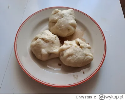 Chrystus - Bułeczki Nikuman z ciasta drożdżowego z farszem mięsnym, gotowane na parze...