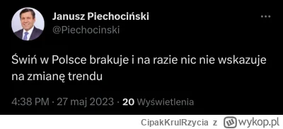 CipakKrulRzycia - #piechocinski #polityka #polska #heheszki