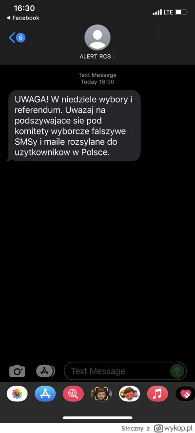 Steczny - Ten alert nie jest od pogody przypadkiem? 
#alertrcb #polska #wybory