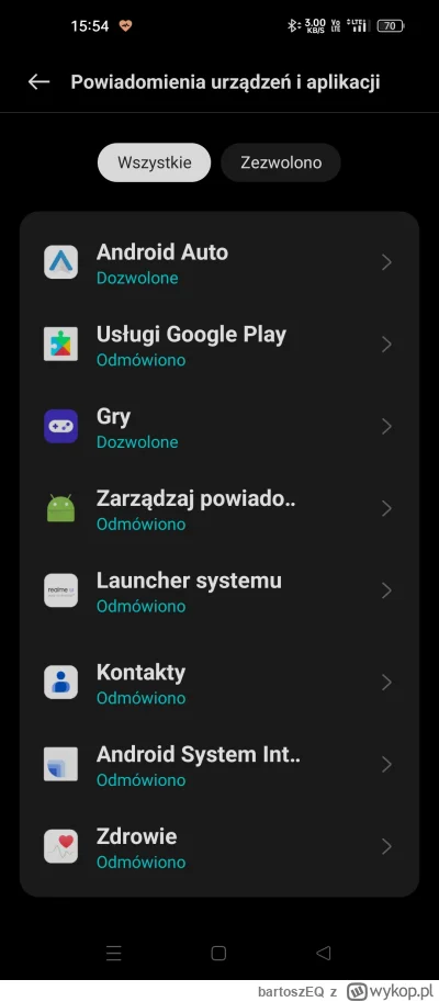 bartoszEQ - @modzelem Mam już tam wszystko włączone i nadal nie mogę tych powiadomień...