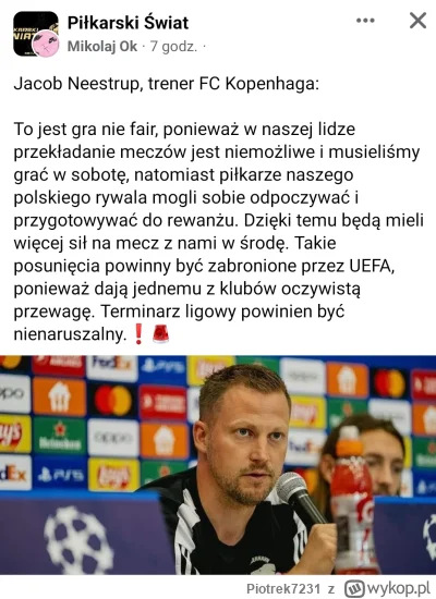 Piotrek7231 - #mecz #ligamistrzow 
Kopenhaga portki pełne. ( ͡°( ͡° ͜ʖ( ͡° ͜ʖ ͡°)ʖ ͡°...