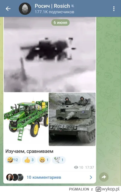 PIGMALION - #ukraina #rosja #wojna #heheszki

  Ruskie na telegramie chwalą się znisz...