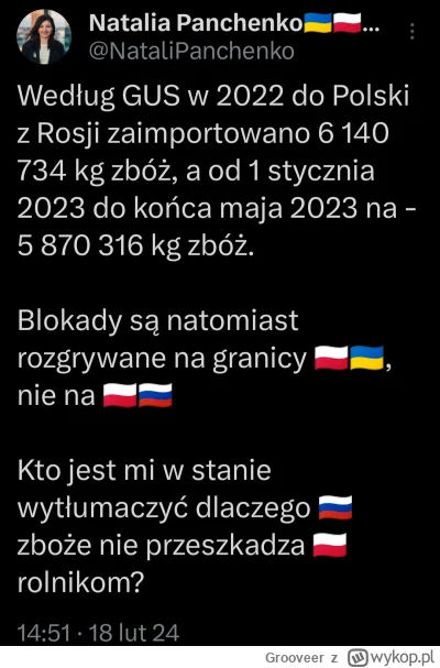 Grooveer - #ukraina #polska #rosja #rolnictwo #polityka