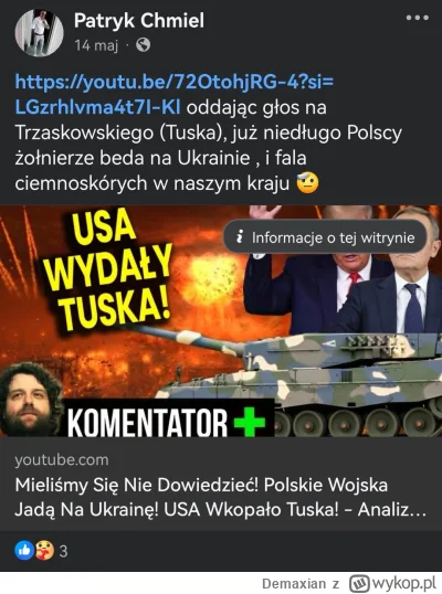 Demaxian - @Headcrab_B: Uff na szczęście to nie ruski troll, ale pospolity konfiarz z...