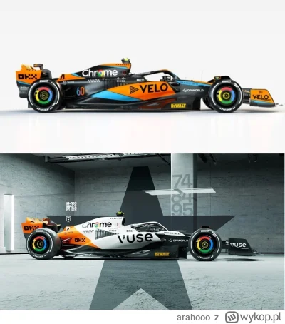 arahooo - Które malowanie McLarena bardziej wam się podoba? To normalne które mieli o...