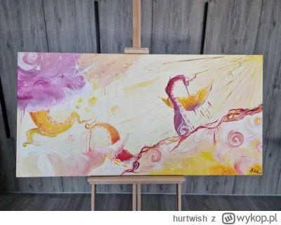 hurtwish - "A blaze in the tentacles sky"
pierwszy obraz w 2023 i pierwszy w życiu w ...