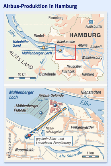 anyzowezelki - @wanghoi: mylisz się 
 Lotnisko Hamburg Finkenwerder istnieje od lat 5...