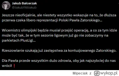 Mipeciak - #siatkowka Ola, szykuj się ( ͡° ͜ʖ ͡°)

A dla Zatiego dużo zdrówka oczywiś...