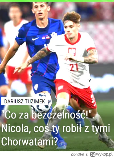 ZionOfel - Nasi kopacze dostali w mordę 1-0, a co na to WP?  ¯\(ツ)/¯

#pilkanozna 
#d...