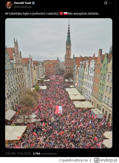 CipakKrulRzycia - #swietoniepodleglosci #polityka #bekazpisu #nawrocki #marszniepodle...