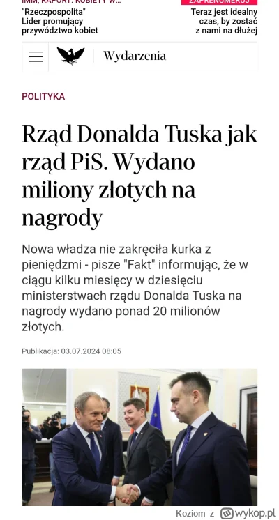 Koziom - Aha, czyli niestety nowa władza korzysta z tego, że PiS przesunął granicę do...