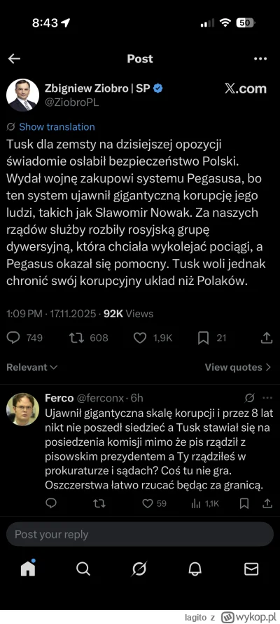 lagito - To są te skromne detale. Tusk z szacunku do obywateli przychodził na śmieszn...