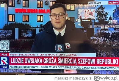 mariusz-madejczyk - Policja zatrzymuje 70-letniego widza Republiki za grożenie śmierc...