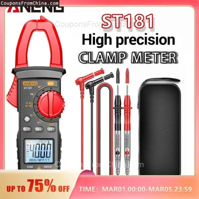 n____S - ❗ ANENG ST181 Digital Clamp Meter
〽️ Cena: 8.68 USD (dotąd najniższa w histo...
